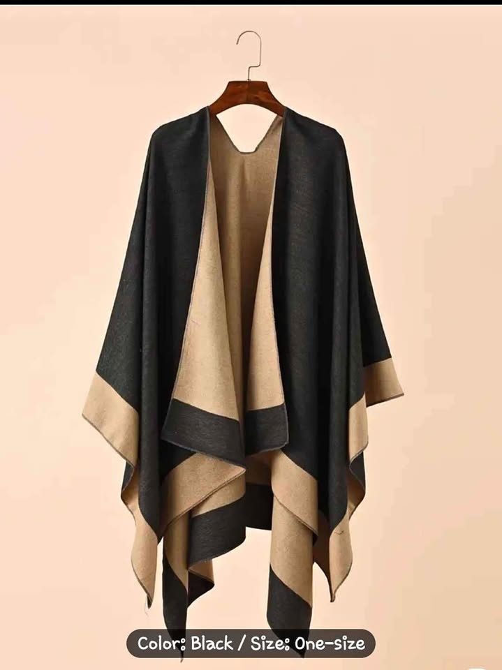 Women's Contrast Color V-Neck Cardigan