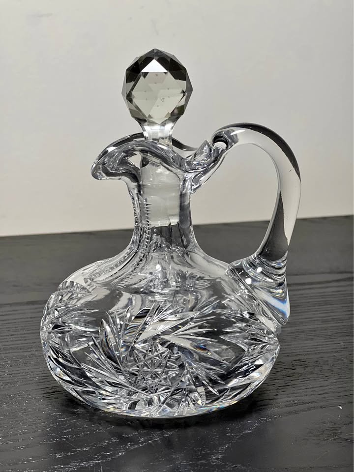 American Brilliant Period Cut Glass Cruet