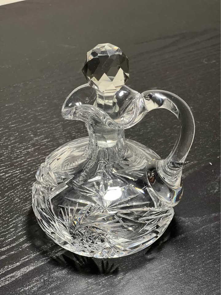 American Brilliant Period Cut Glass Cruet - photo 3