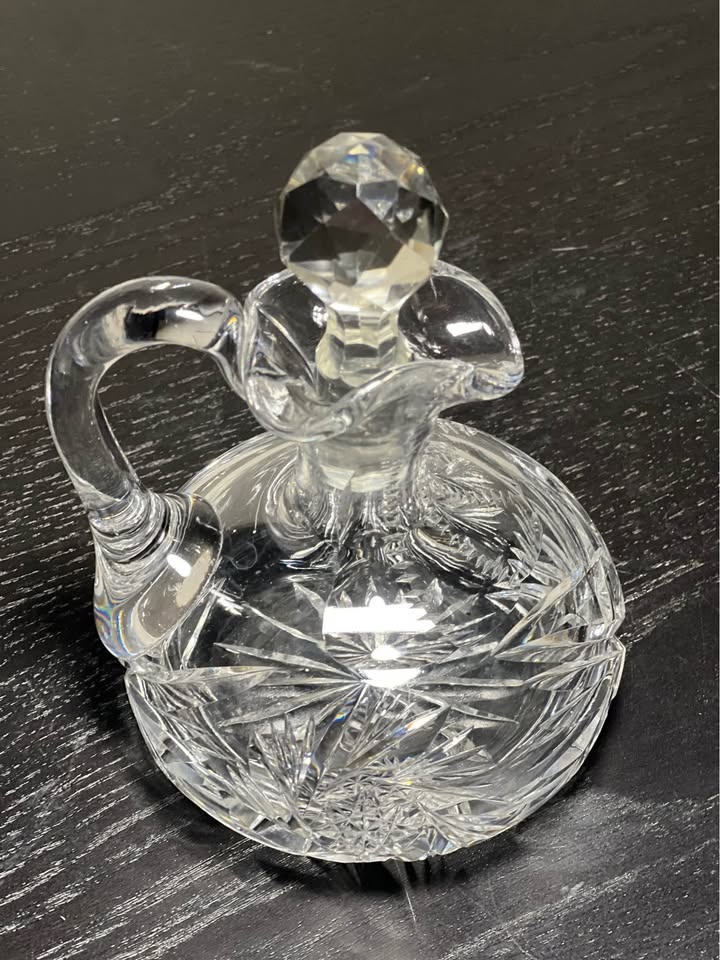 American Brilliant Period Cut Glass Cruet - photo 5