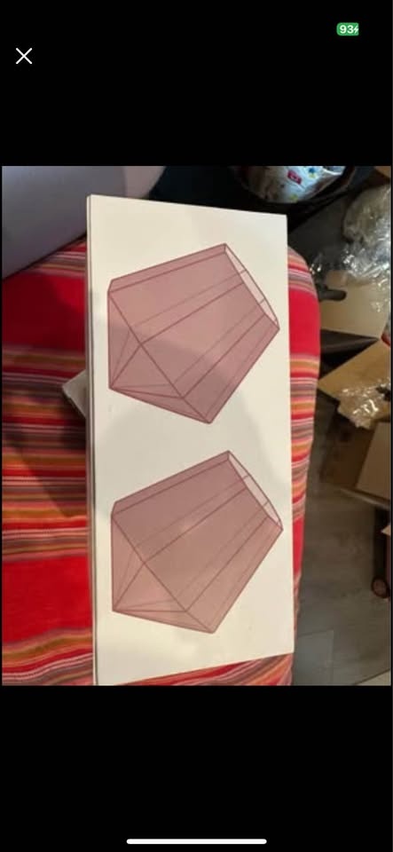 Brand New Diamond Glass Set - 2 Pieces - photo 2