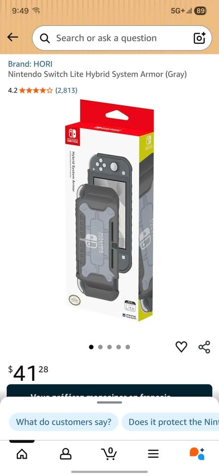 Brand New Nintendo Switch Lite Hybrid System Armor Gray/Grey - photo 3