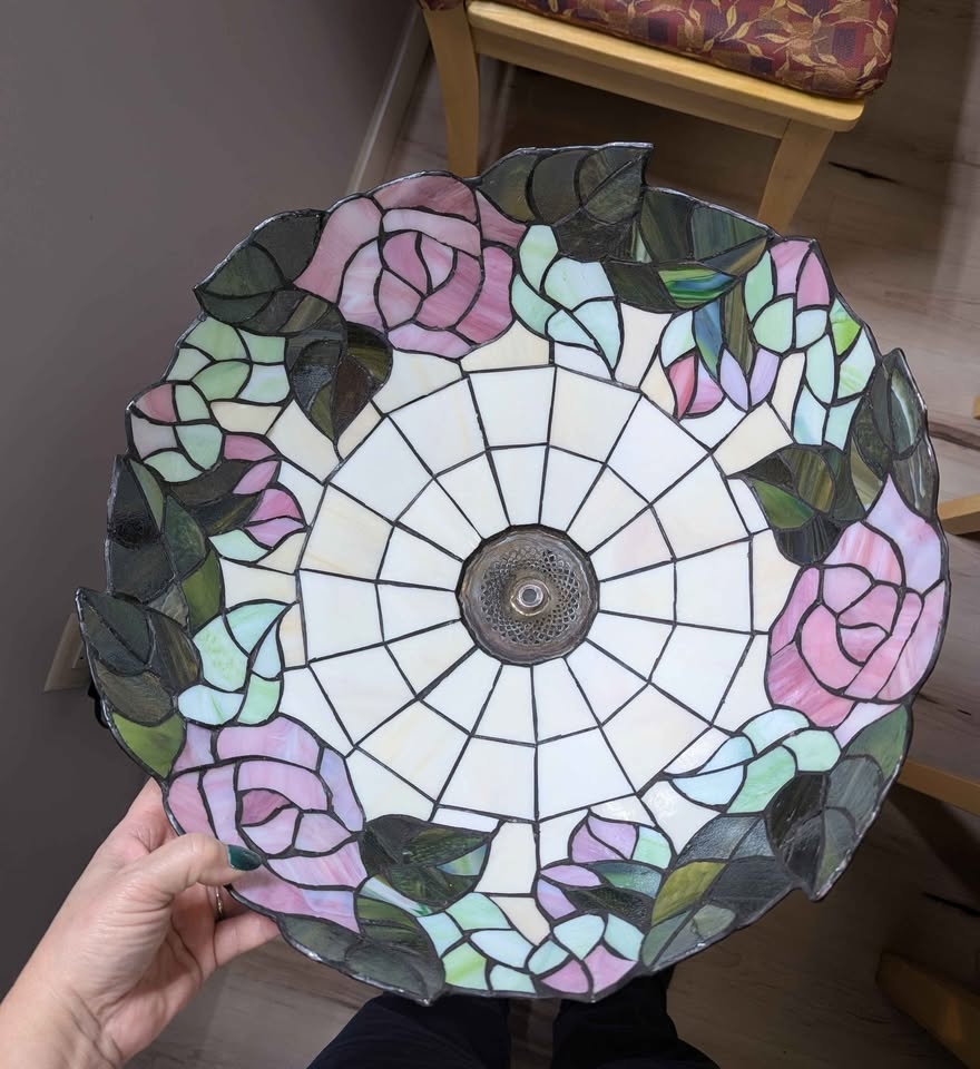 Vintage Tiffany style lampshade - photo 3
