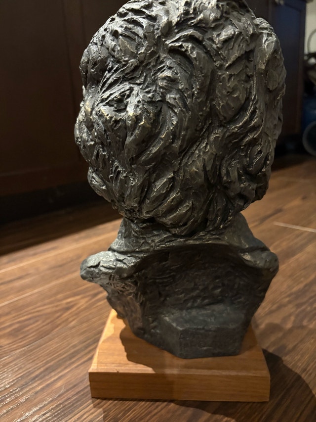 Vintage 1961 Austin Sculpture Beethoven Bust - photo 2