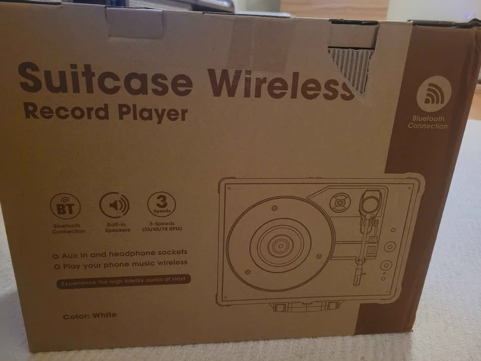 NEW DIGITNOW! Turntable Record Player - 3 Speed, Bluetooth - photo 3