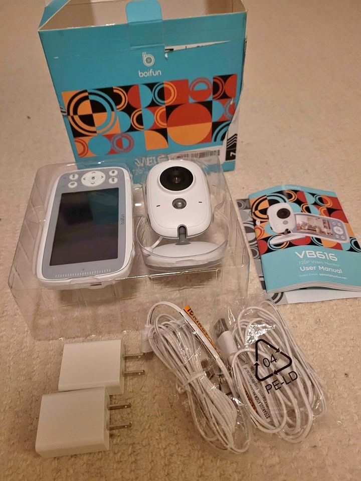 NEW Boifun Baby Monitor No Wi-Fi, Night Vision, 2-way Audio
