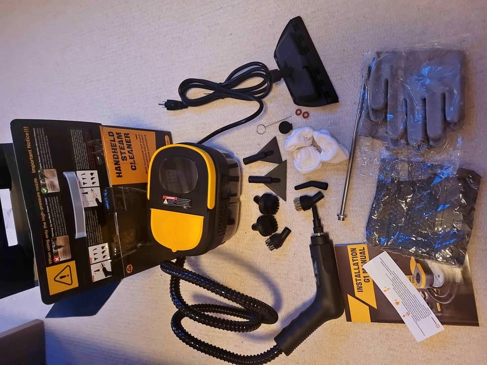 NEW Gautye Steam Cleaner - 1.6L Tank, 15s Heat-Up