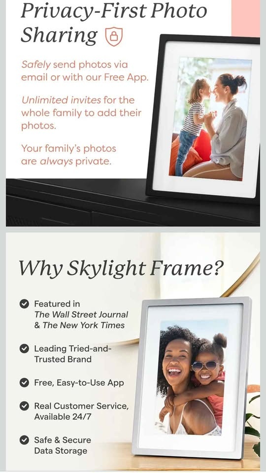 NEW- Skylight Frame WiFi Digital Picture Frame - photo 5