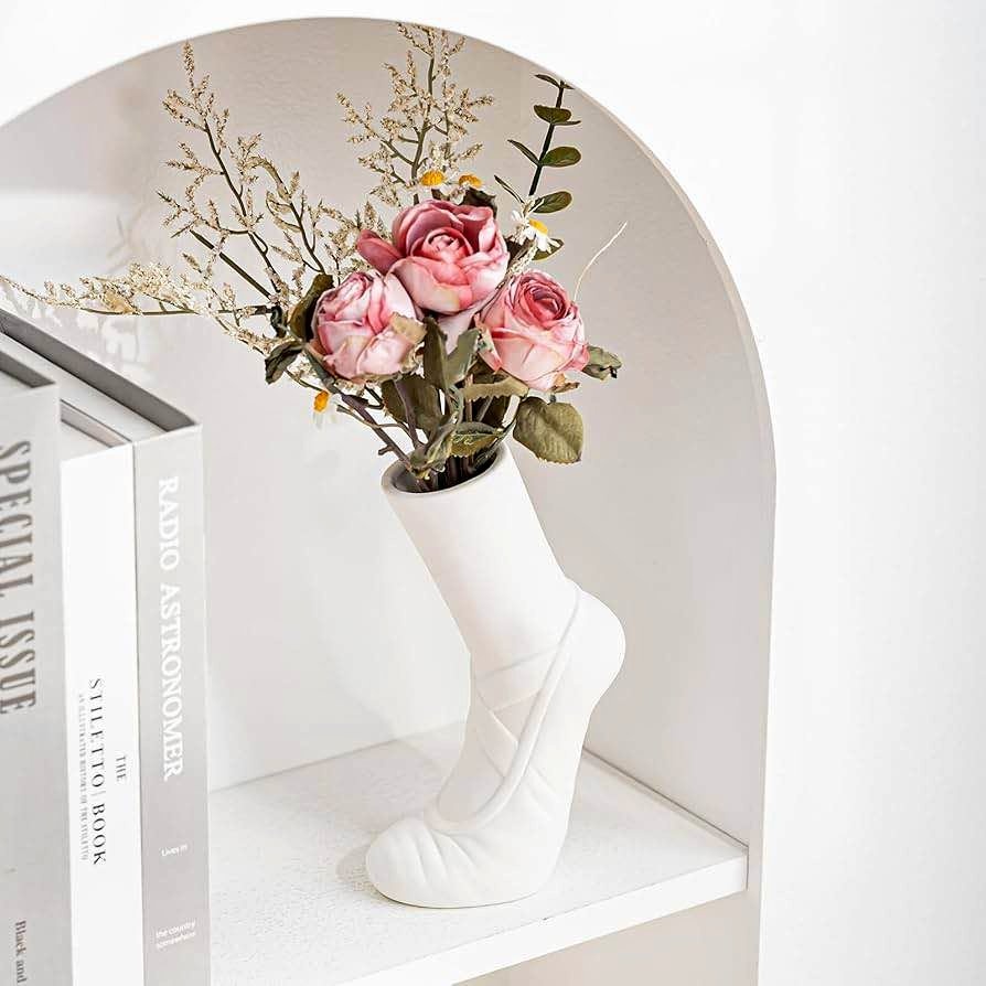 Brand new Ceramic Vases for Home Decor, Nordic Style Ballet Shoe