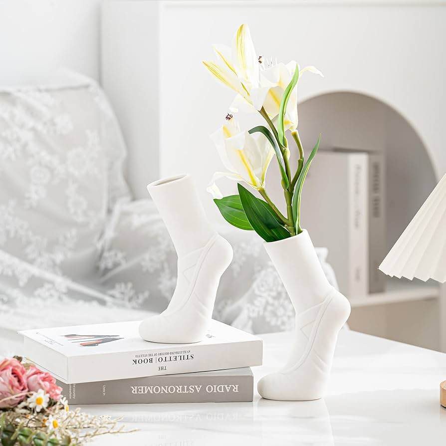 Brand new Ceramic Vases for Home Decor, Nordic Style Ballet Shoe - photo 3