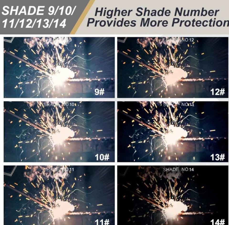 Shade 11 HD Glass Welding Lens 4 PCS 4.25x5.25 inch - photo 4