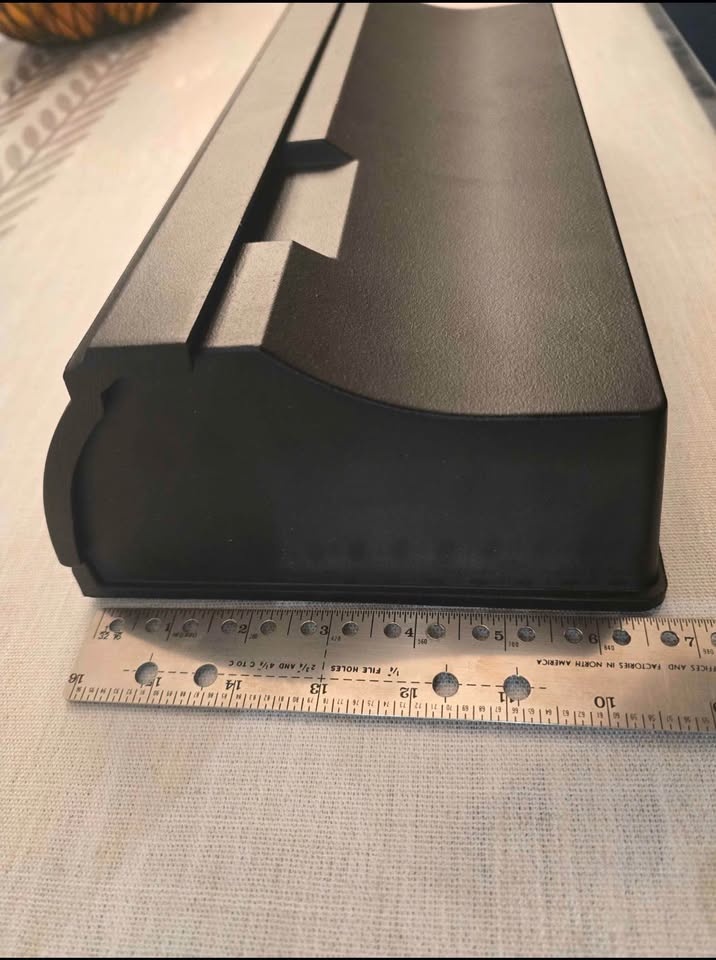 New Black Metal Mailbox Heavy Duty 16in - photo 2