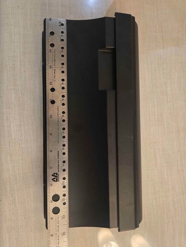 New Black Metal Mailbox Heavy Duty 16in - photo 3