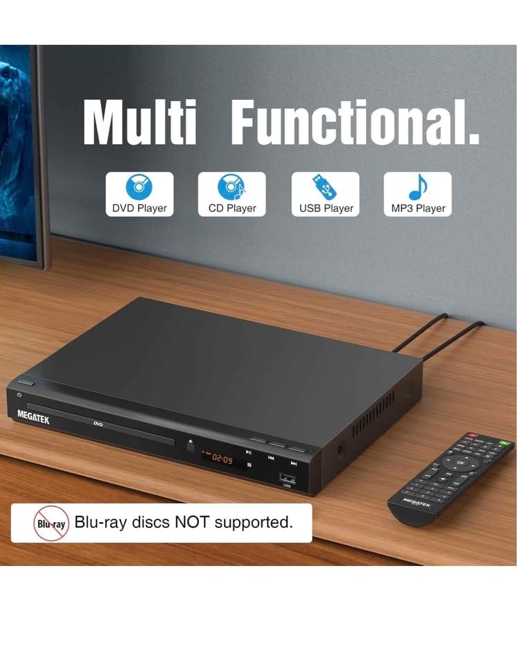 MEGATAK Multi-Region DVD Player with HDMI - photo 2
