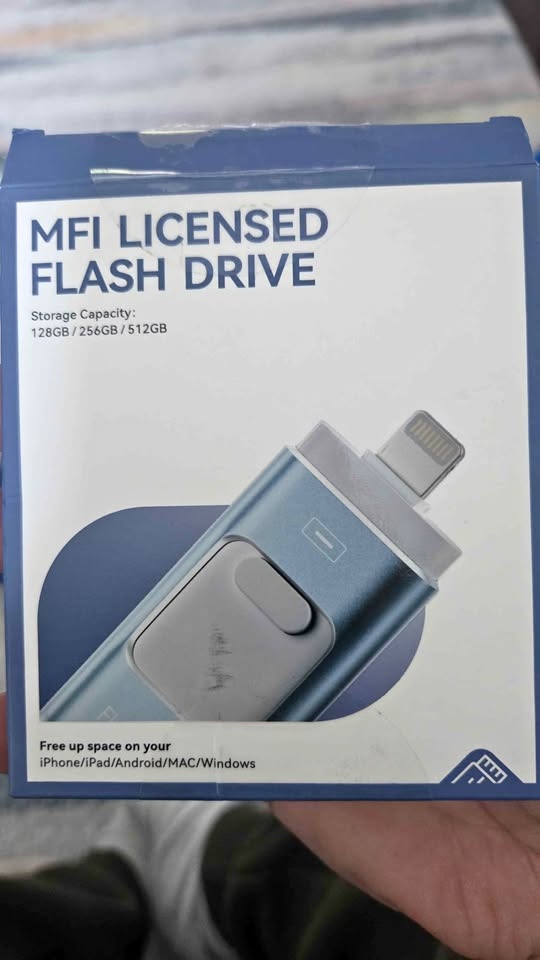 MFI Licensed Flash Drive 512GB for iPhone iPad Android