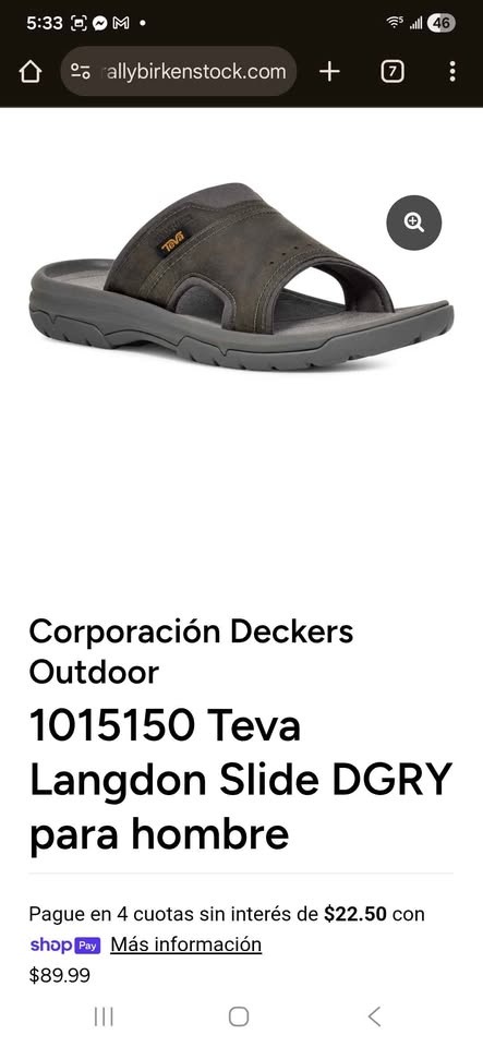 TEVA SANDALIAS WATERPROOF LEATHER - photo 4