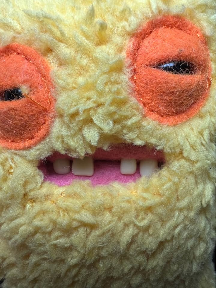 Yellow Fuggler Sir Nobby Nuts Plush Key Ring by Zuru - photo 4