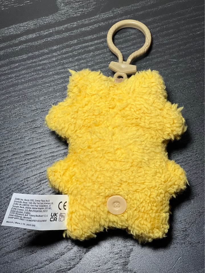 Yellow Fuggler Sir Nobby Nuts Plush Key Ring by Zuru - photo 5