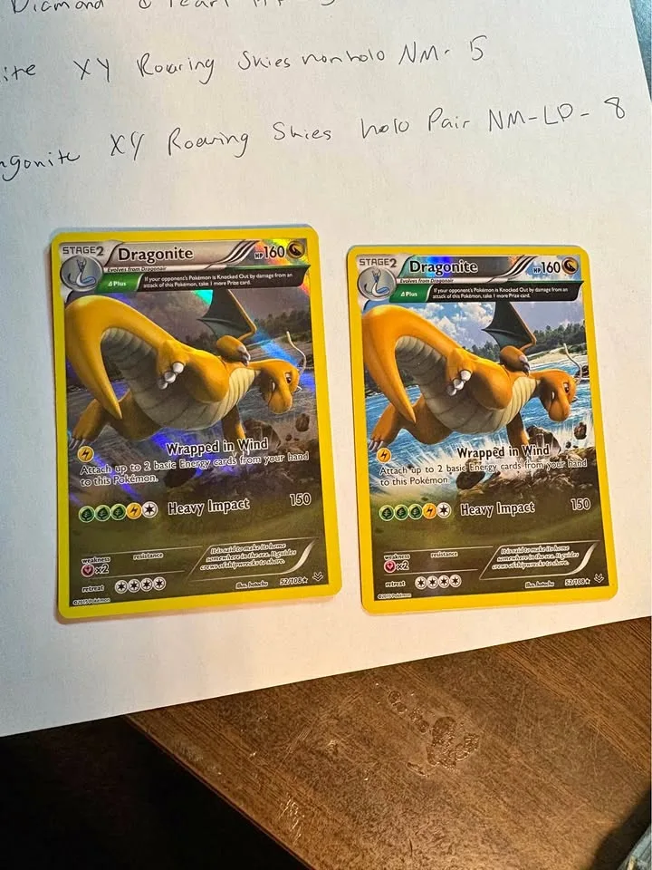 Dragonite XY Roaring Skies Holo Pair Nm-Lp 52/100 thumbnail