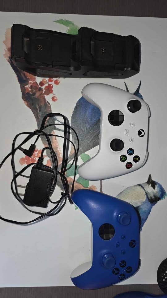 2 Xbox Controllers with Dock - photo 2