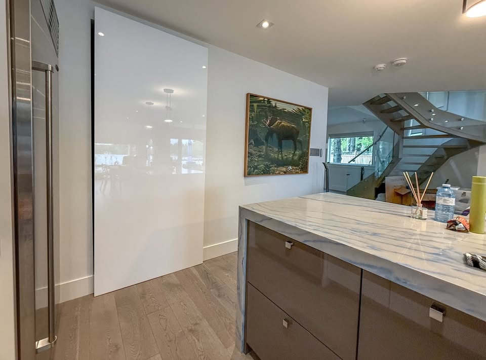 Quartz Blue Marble Countertop & Backsplash Set - photo 3