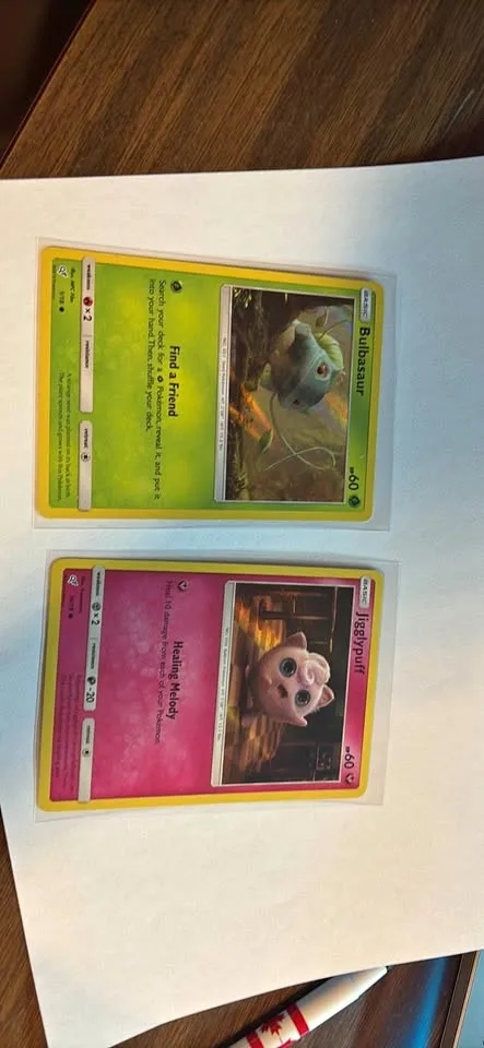 Detective Pikachu Jiggypuff/Bulbasaur NM thumbnail