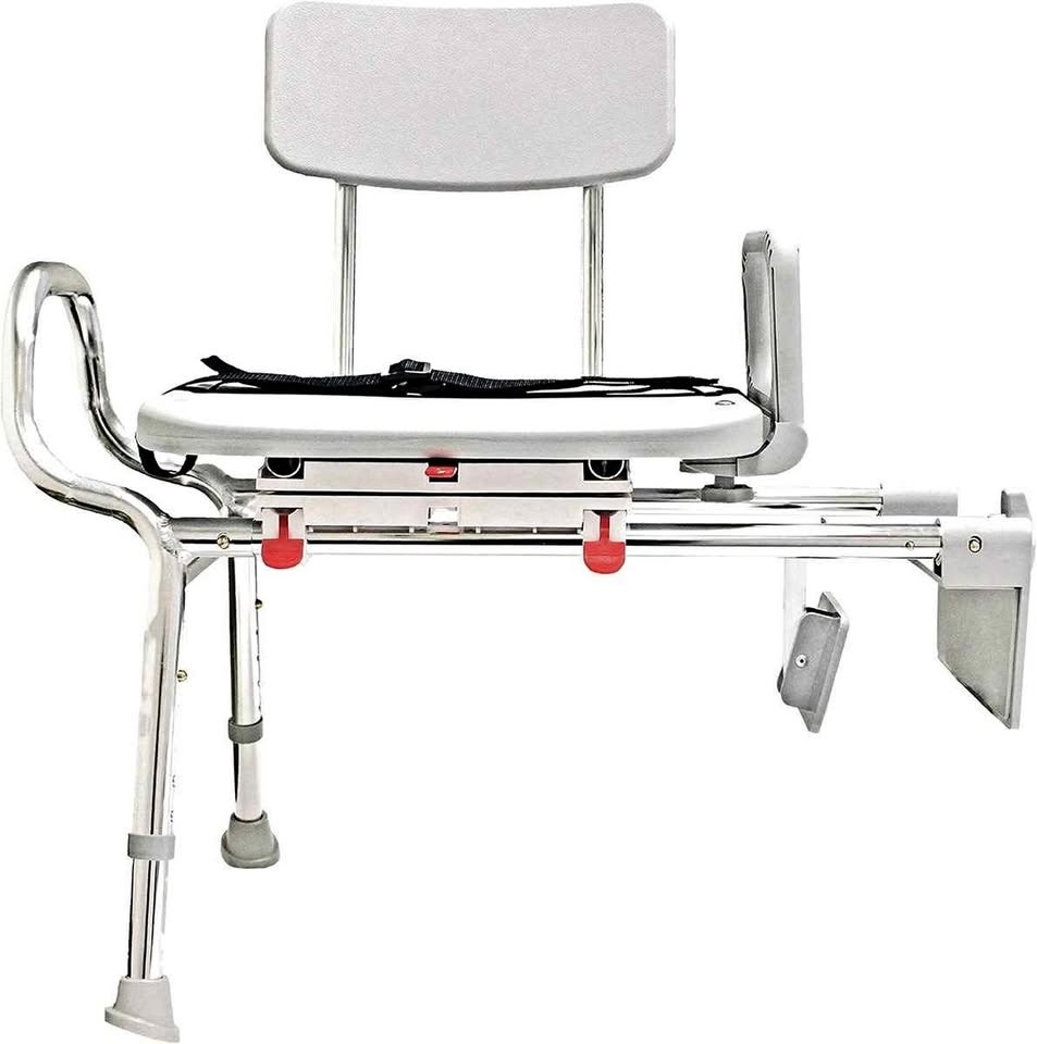 Shower Bench with Slide and Swivel