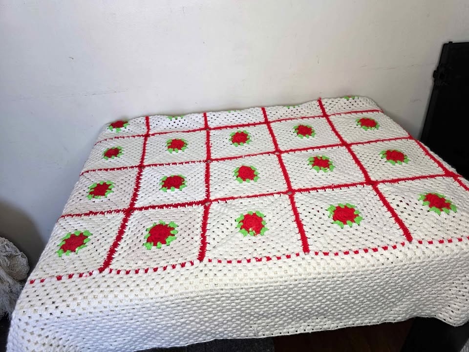 Hand-Knitted Blanket