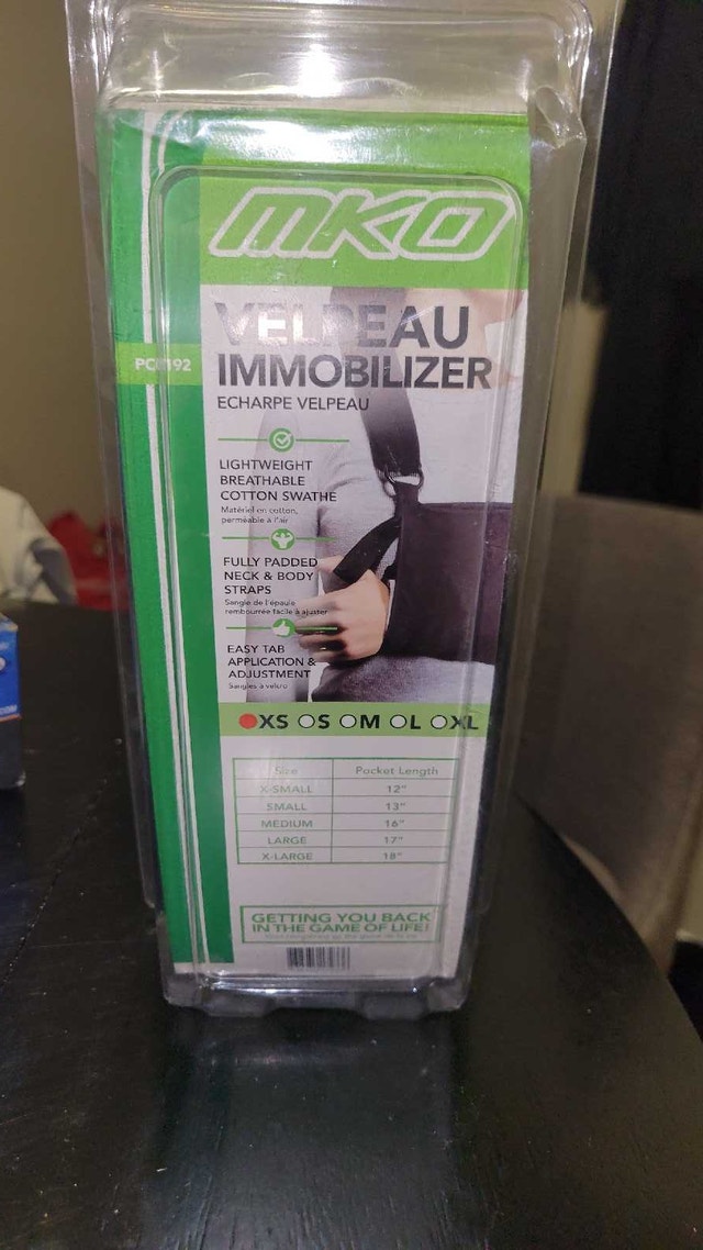 MKO Velpeau Immobilizer