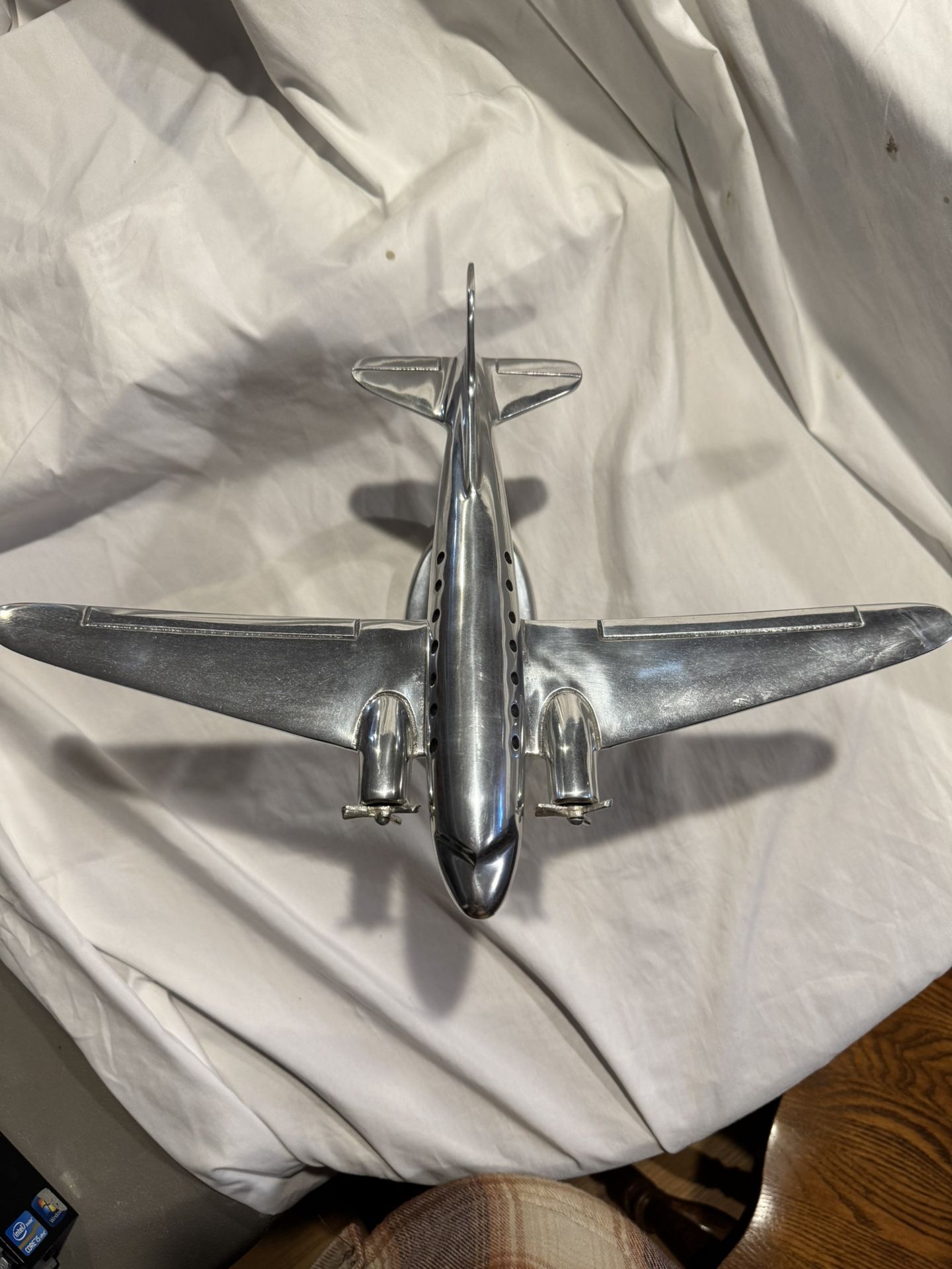 Aluminum DC-3 Plane Collectible