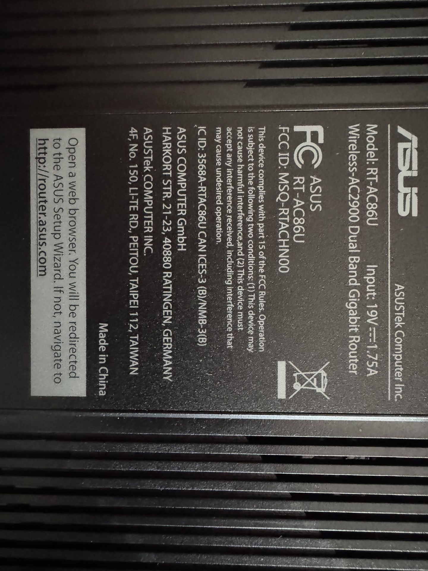 Asus RT-AC86U Dual Band Gigabit Router - photo 5