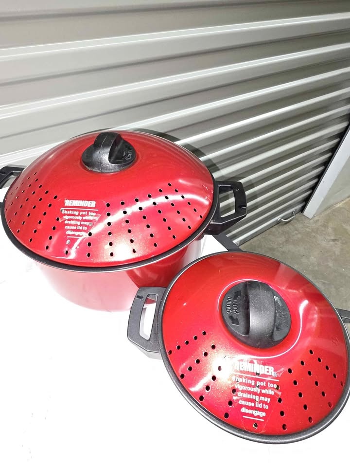 Imperial Home Red Pasta Pot