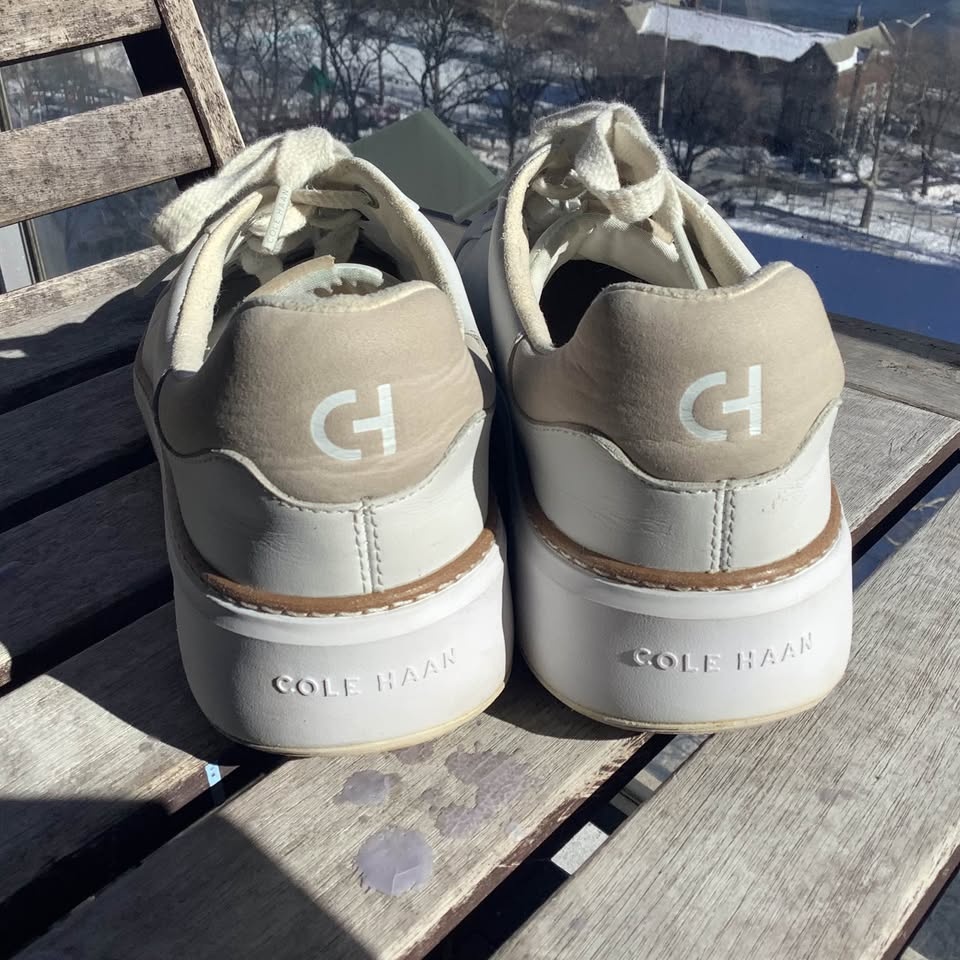 Cole Haan Grandpro Topspin Tennis Sneakers White/Dove W10.5 / M9 - photo 4