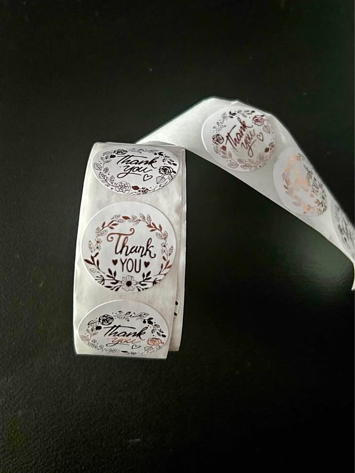 Mini Thank You Stickers