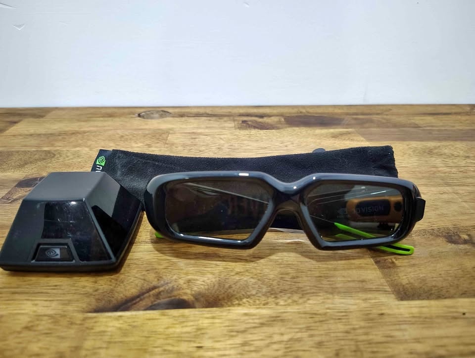 NVIDIA 3D Vision 1 Glasses + IR Emitter Kit – Tested Working