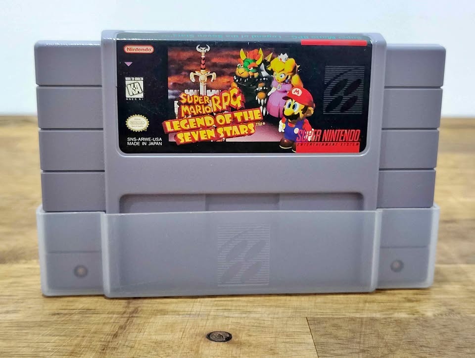 Super Mario RPG SNES – Authentic Cartridge – Tested – Rare Class