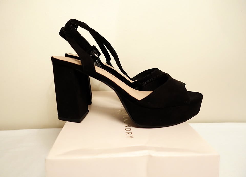 New Size 8 CL Chinese Laundry Theresa Micro Suede Heeled Shoes - photo 2