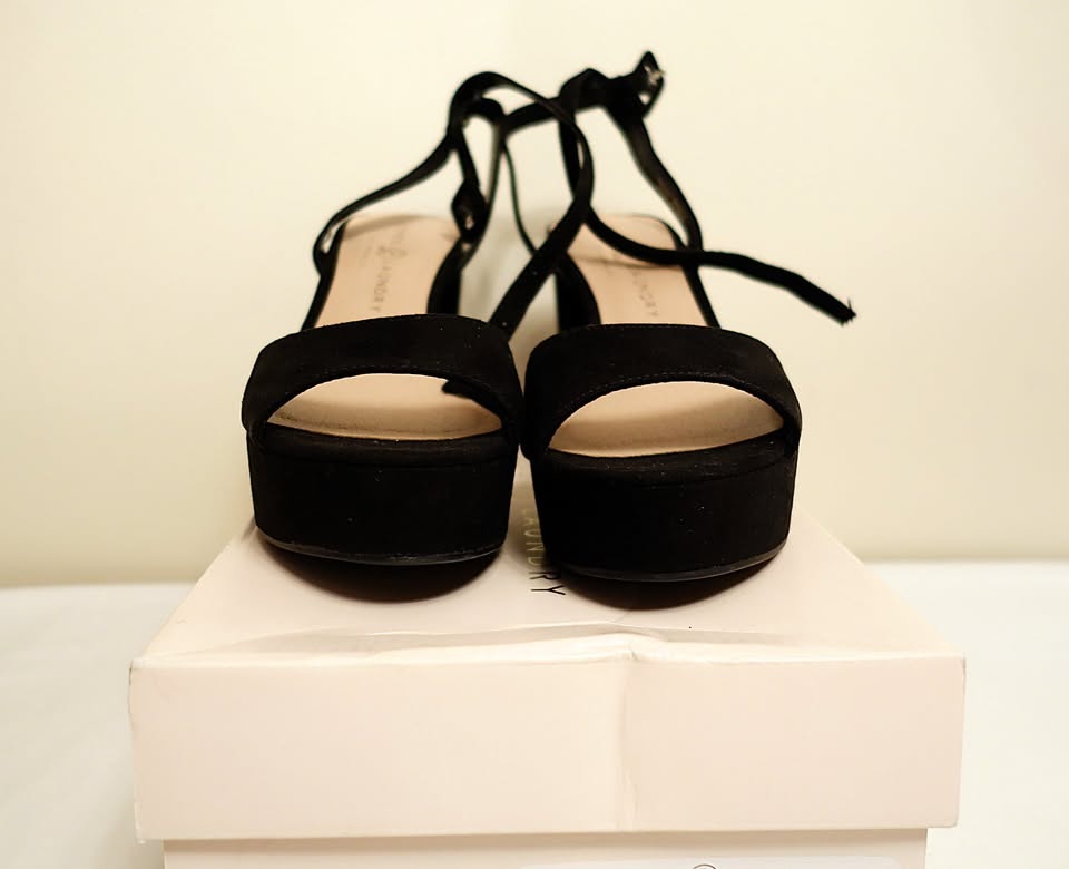 New Size 8 CL Chinese Laundry Theresa Micro Suede Heeled Shoes - photo 3