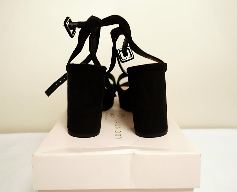 New Size 8 CL Chinese Laundry Theresa Micro Suede Heeled Shoes - photo 4