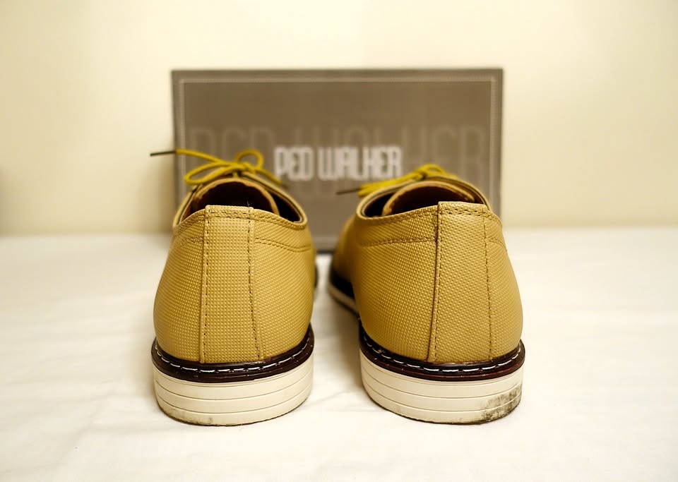Ped Walker Mens Size 44EU/10.5-11US Beige Oxford Walking Shoes - photo 3