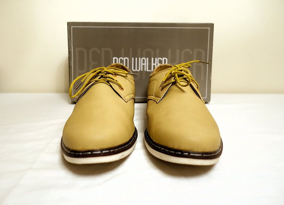 Ped Walker Mens Size 44EU/10.5-11US Beige Oxford Walking Shoes - photo 4
