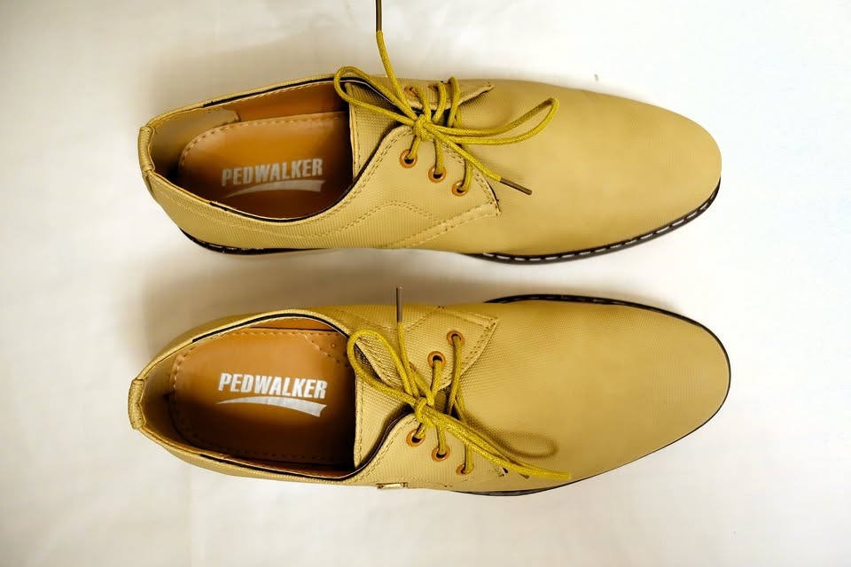 Ped Walker Mens Size 44EU/10.5-11US Beige Oxford Walking Shoes - photo 5