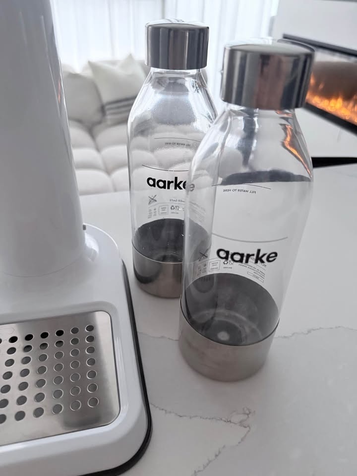 Aarke Carbonator Soda Maker w 2 Bottles - white - photo 2