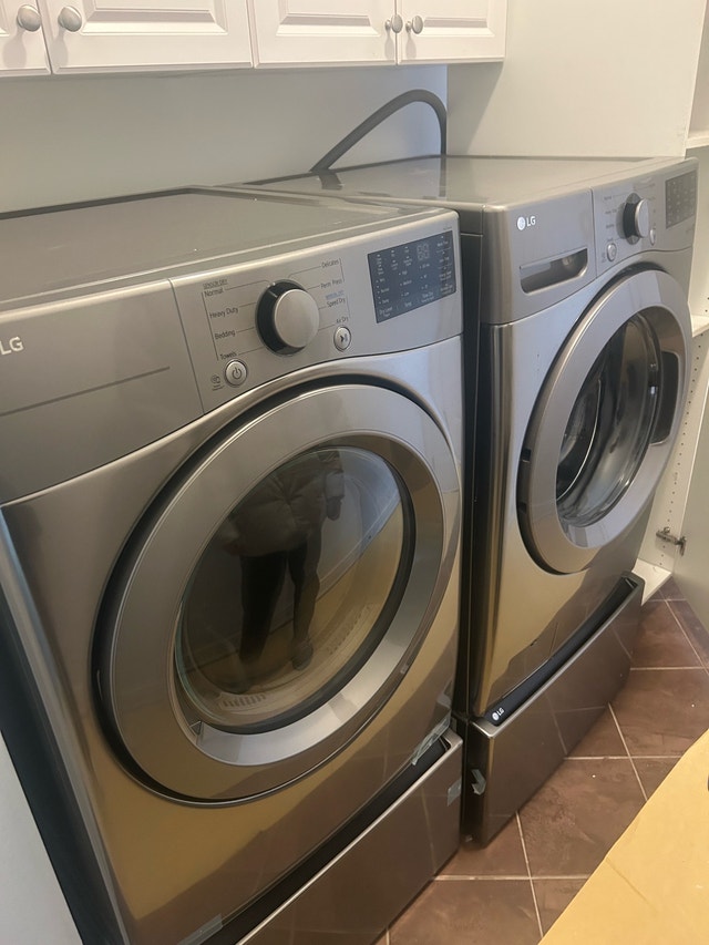 LG Washer and Dryer Set - Graphite Steel - photo 2