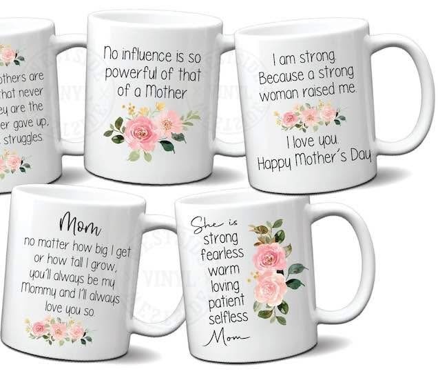 Mother’s Day gift items (customized) starting $20