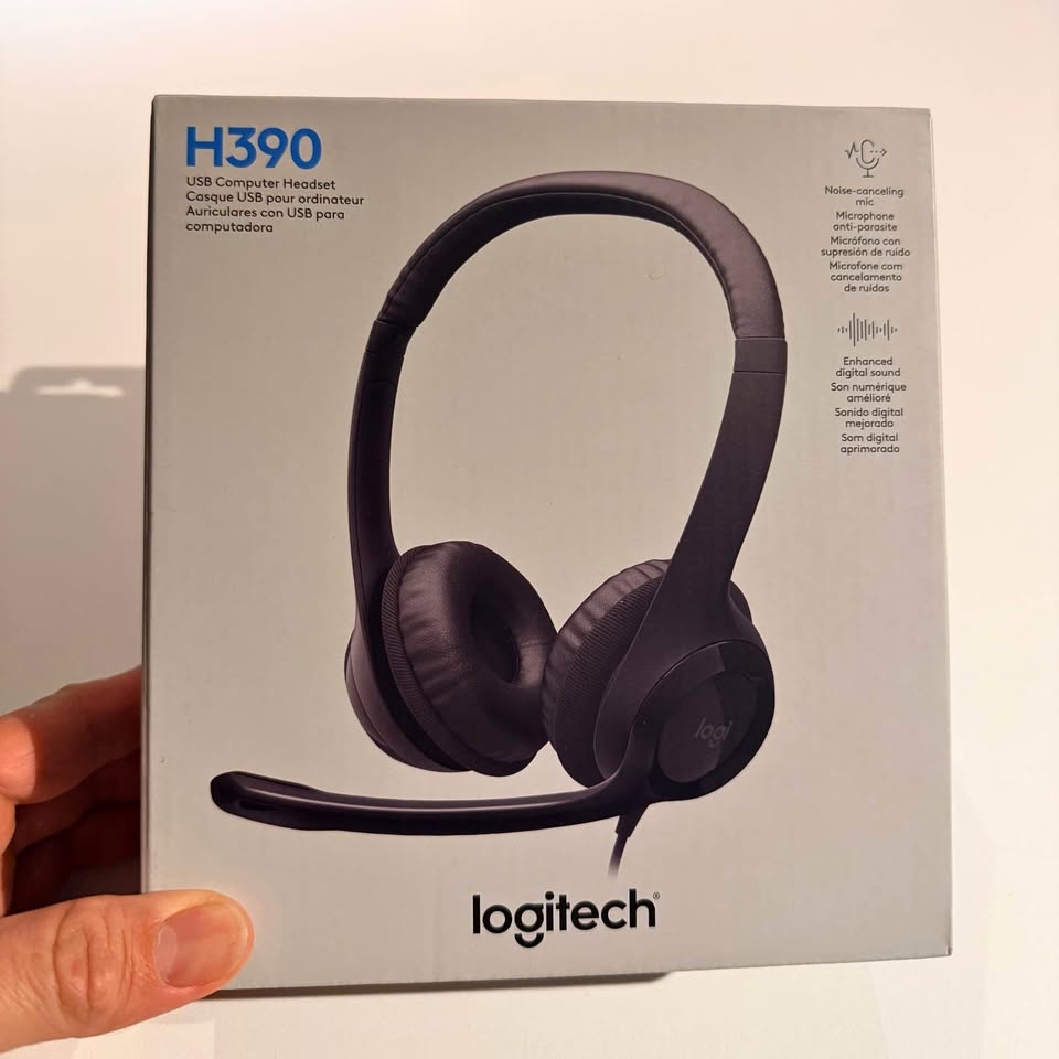 Logitech H390 USB Headset – NEW NEVER OPENED