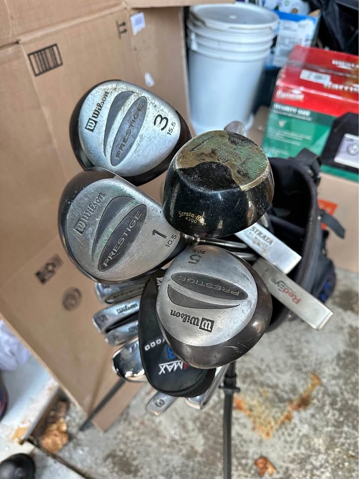 Wilson Prestige Strata Golf Club Set w/ Bag & Cart