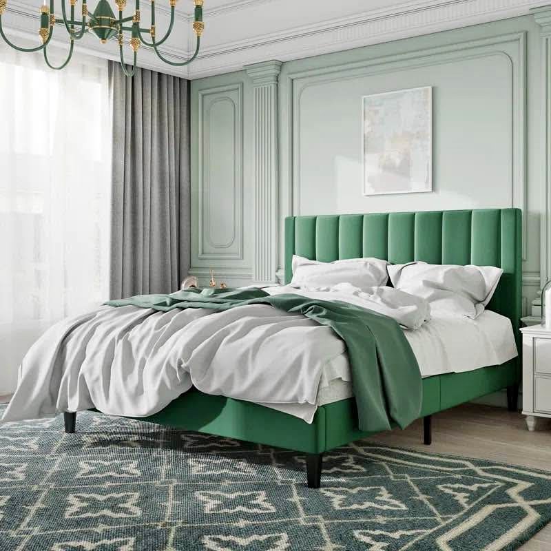 Cleo Velvet Bed Frame Full Size - New $309.99