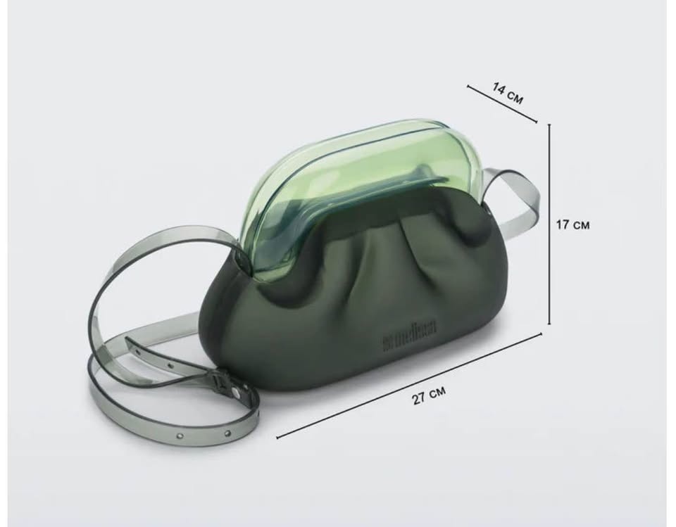 NWT Melissa Jelly Glass Bag - photo 3