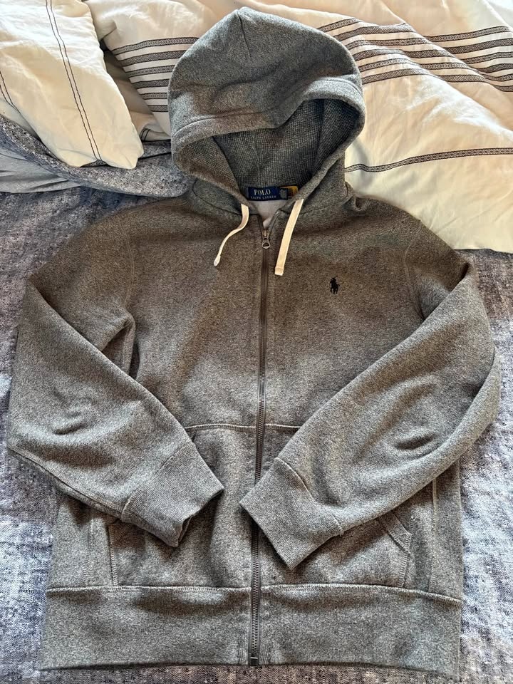 POLO HOODIE - DARK GREY